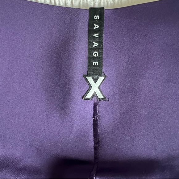 [Savage X Fenty] Deep Purple Sports Bra (M) and Leggings Set (S) - Picture 9 of 13